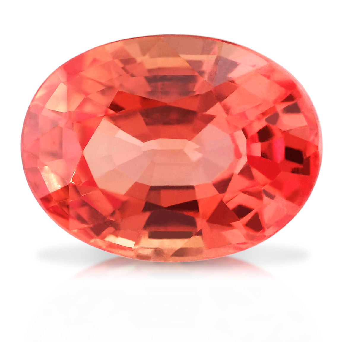 CARAT OVAL CUT NATURAL ORANGE SAPPHIRE – Pristine Custom Rings